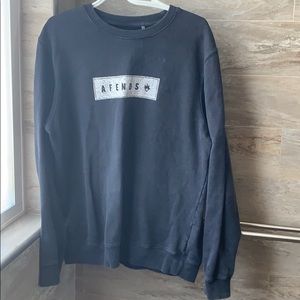 Distressed Crewneck Sweatshirt
